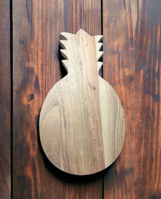 Pineapple Shaped Wood Cutting Board, Charcuterie. Great New Home Gift!