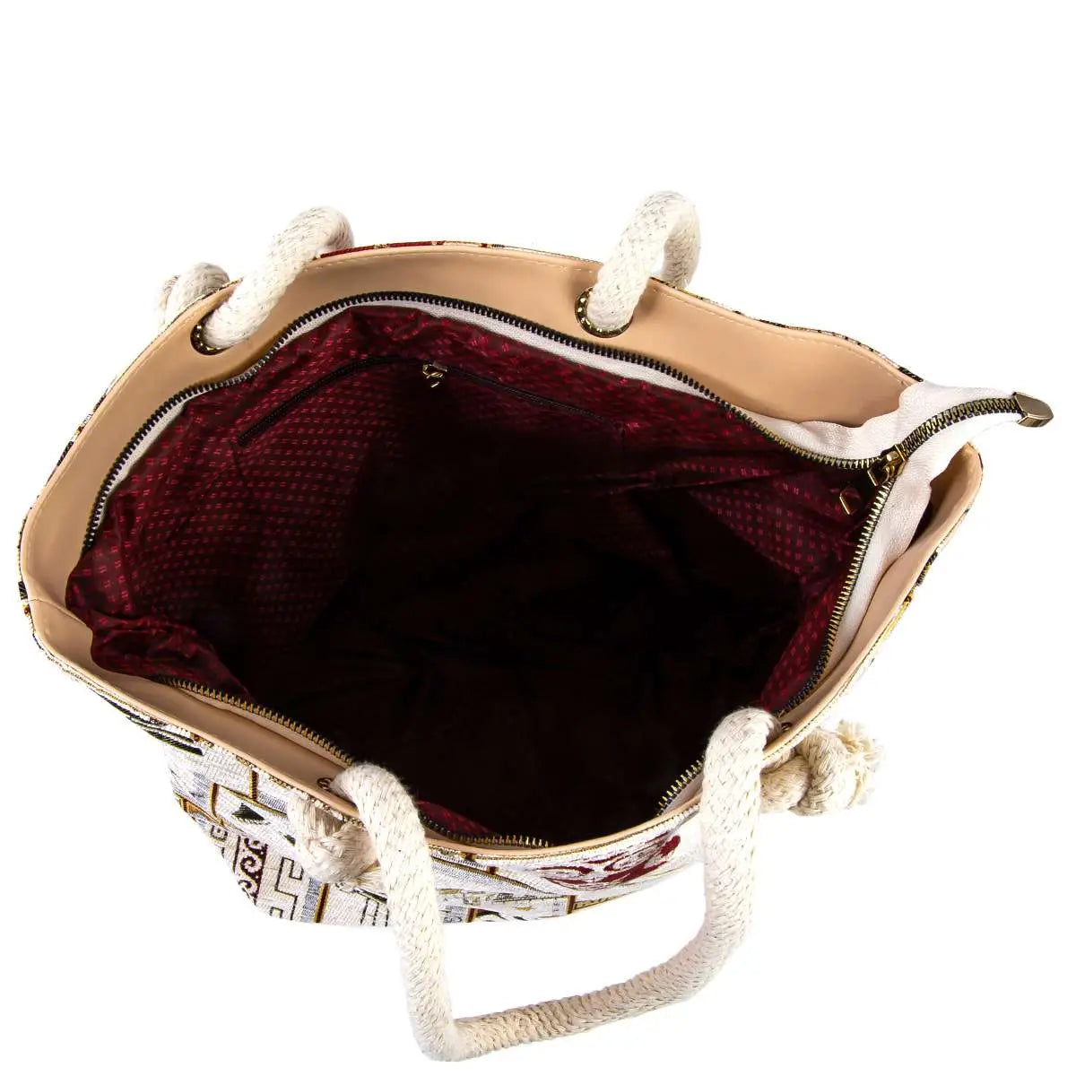Greece Vintage Shoulder Bag Cream