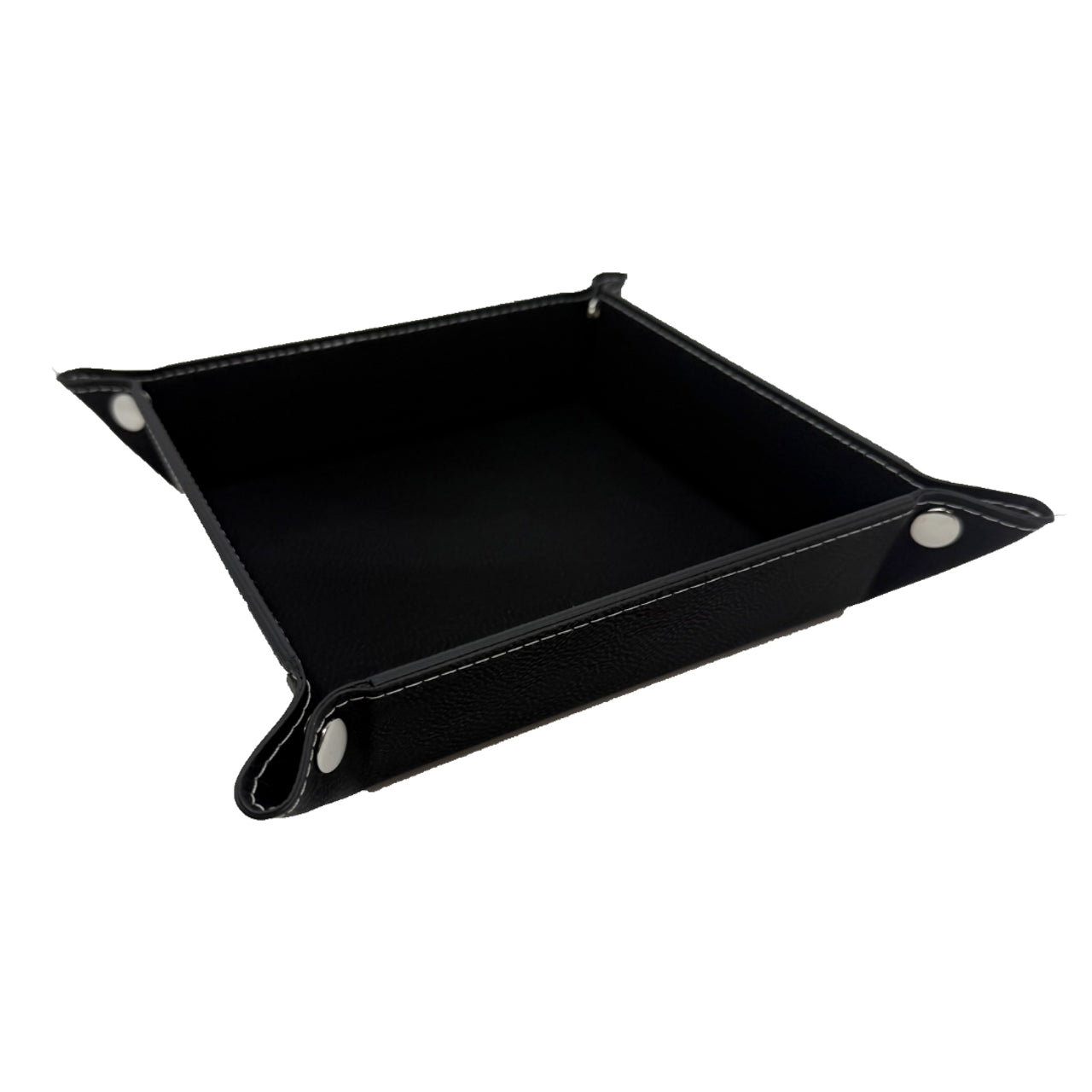 Leatherette Folding Tray, Catch-All
