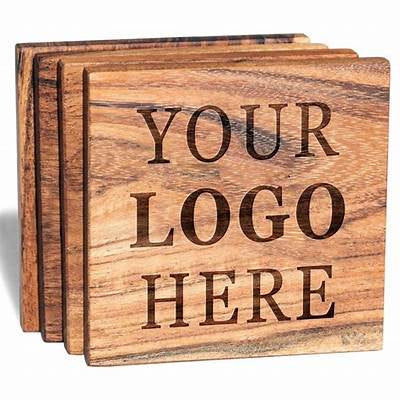 4" Round or Square Wood Coasters
