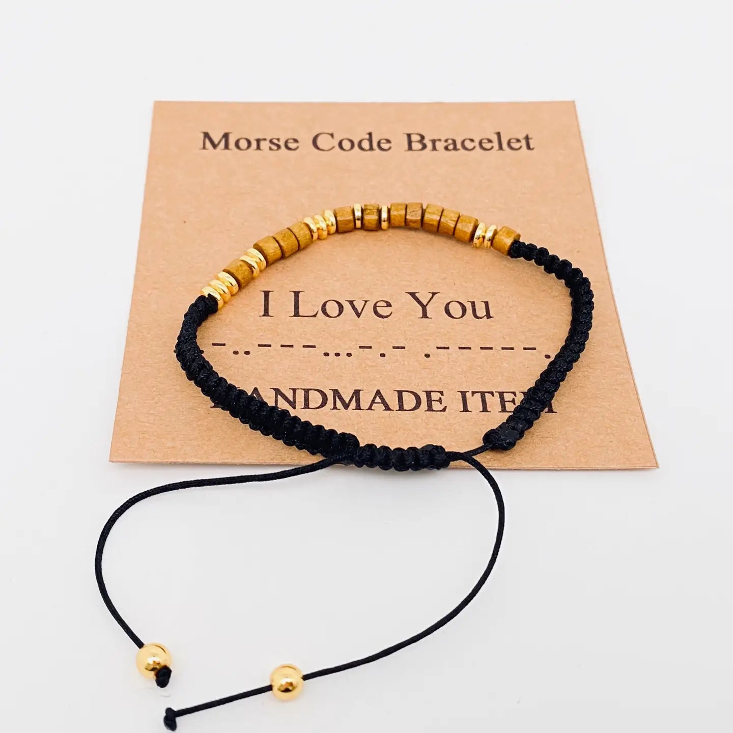 Morse Code Bracelet- I Love You