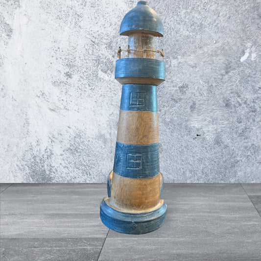 Lighthouse Wooden Paper Towel Holder, Nautical Decor