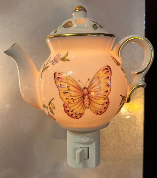 Butterfly Porcelain Night Light & Oil Burner