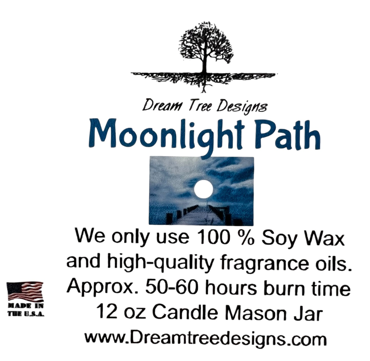 Moonlight Path Soy Mason Jar Candle