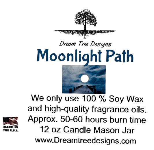 Moonlight Path Soy Mason Jar Candle