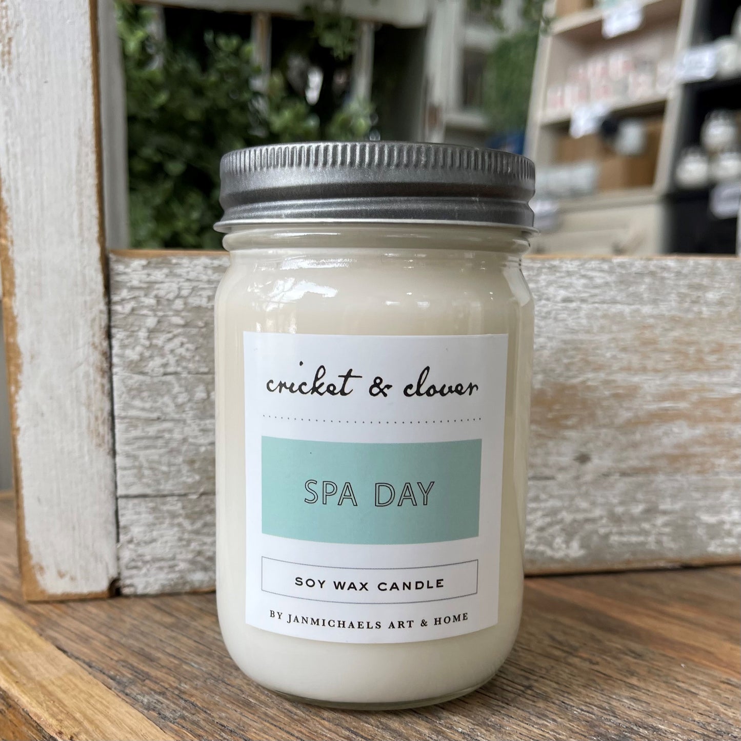 Spa Day Soy Mason Jar Candle