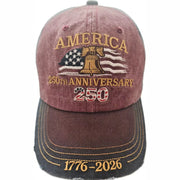 America - 250th Anniversary Baseball Hat, Cap