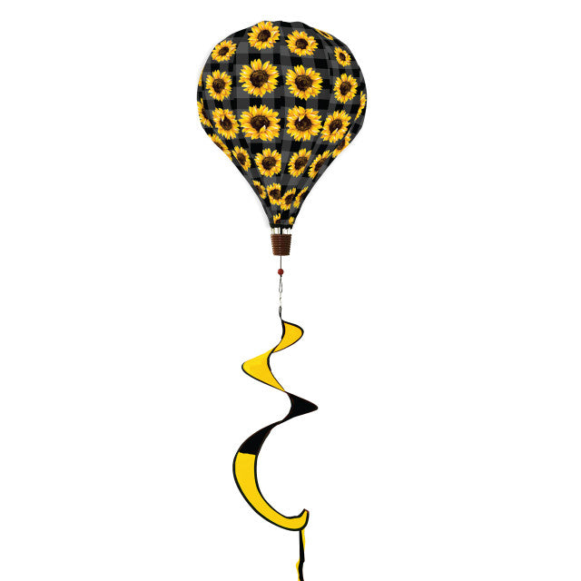 Sunflowers Deluxe Hot Air Ballon Wind Twister