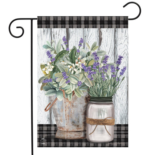 Lavender Garden Flag