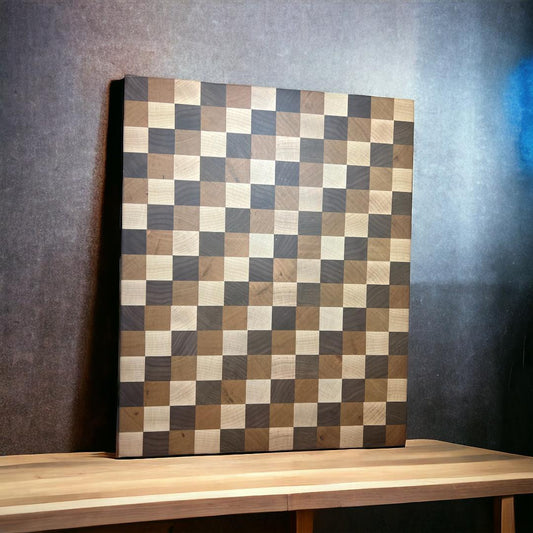 Checker End Grain Chopping Board