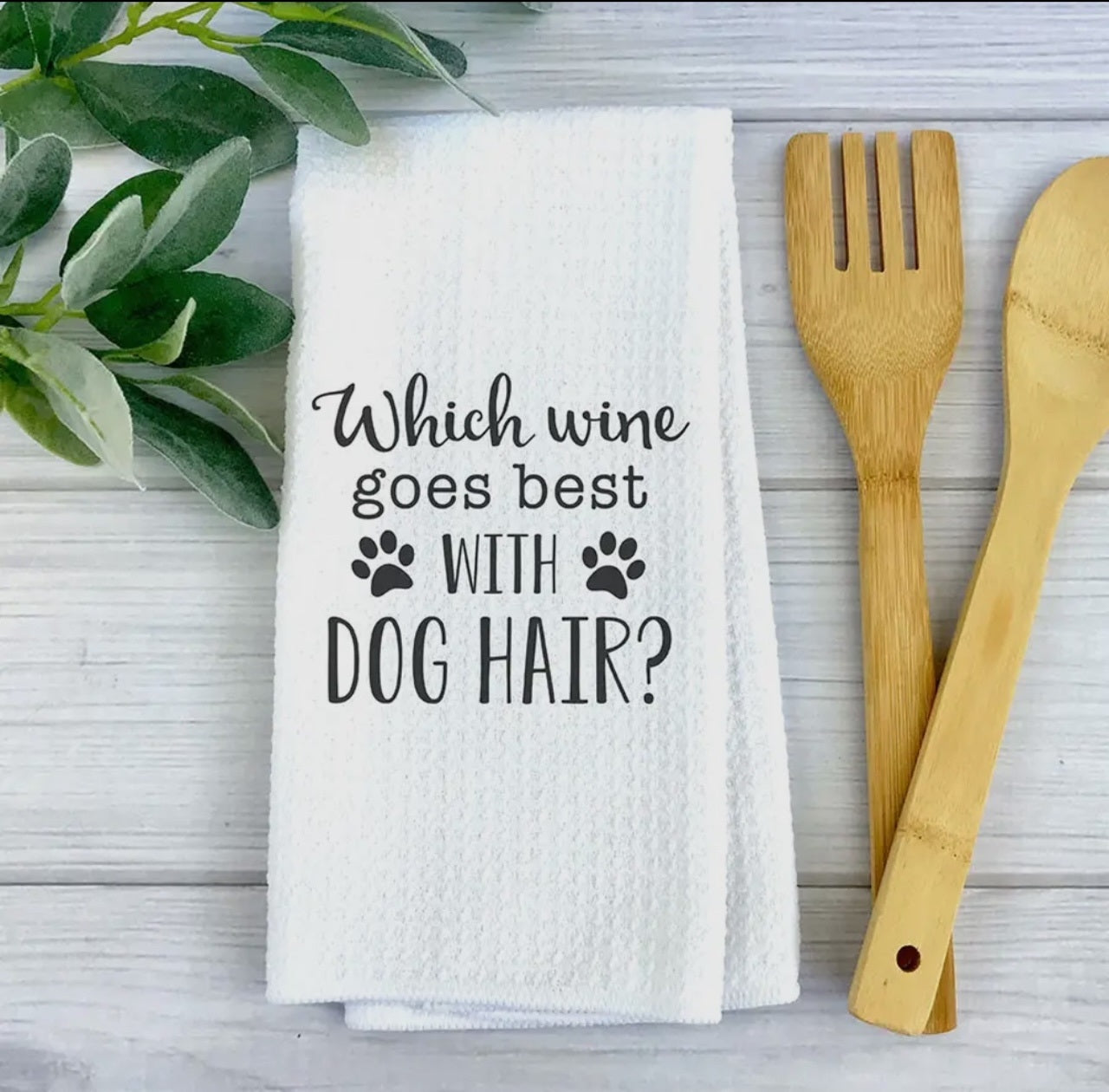 Wine & Hair  Kitchen Towel