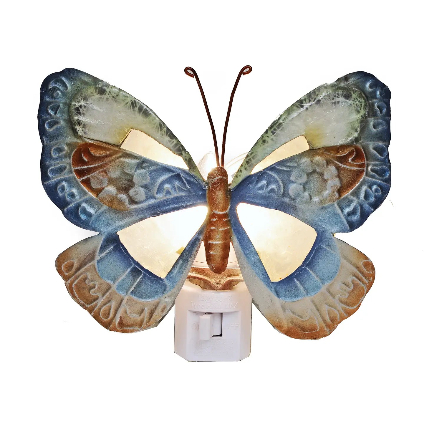 Capriz Shell Butterfly Night Light