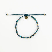 Teal Anklet Sofitel Beaded Anklet, Surfer Boho Jewelry, By Koh Surf