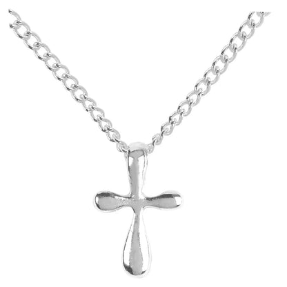 Necklace Baptized Cross 18in Chain