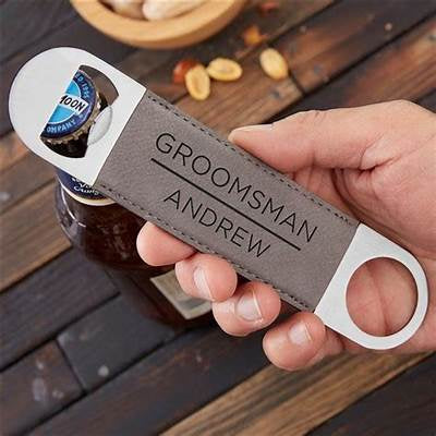 Custom Engraved Leatherette Bottle Opener
