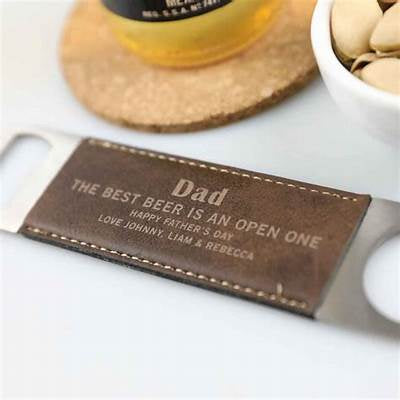 Custom Engraved Leatherette Bottle Opener