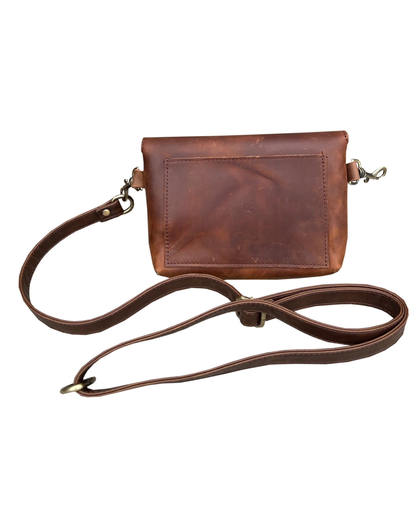 Crazy Horse Genuine Leather Crossbody