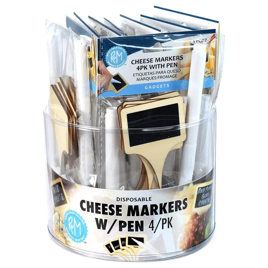 Cheese Markers 4 Pack Bucket /20