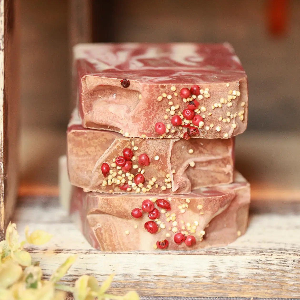 Cherry Almond Artisan Bar Soap, Luxury Shea Butter, 4.5 oz.