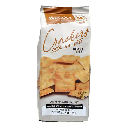 Mantova Crackers with Sea Salt. Excellent for all Charcuterie Boards