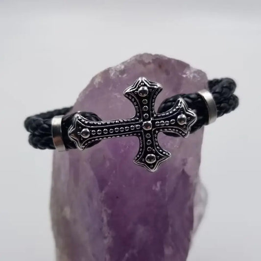 Men's Cross Bracelet