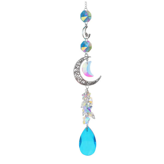 Moon Star Crystal Sun Catcher Hangings