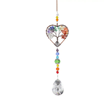 Tree 0f Life Crystal Suncatcher Hangings