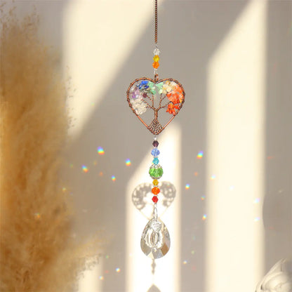 Tree 0f Life Crystal Suncatcher Hangings