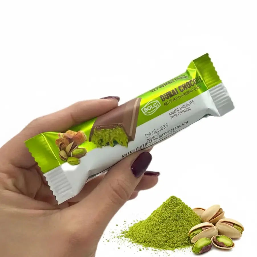 Dubai Chocolate Bar 30g Antep Pistachio Kadayif Halal