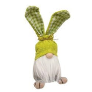 Gingham Waffle Bunny Gnome Green
