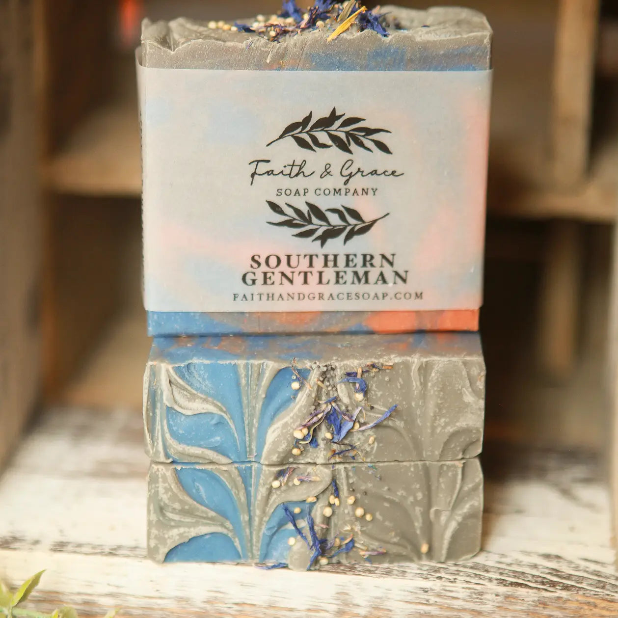 Southern Gentleman Artisan Bar Soap, Luxury Shea Butter Soap