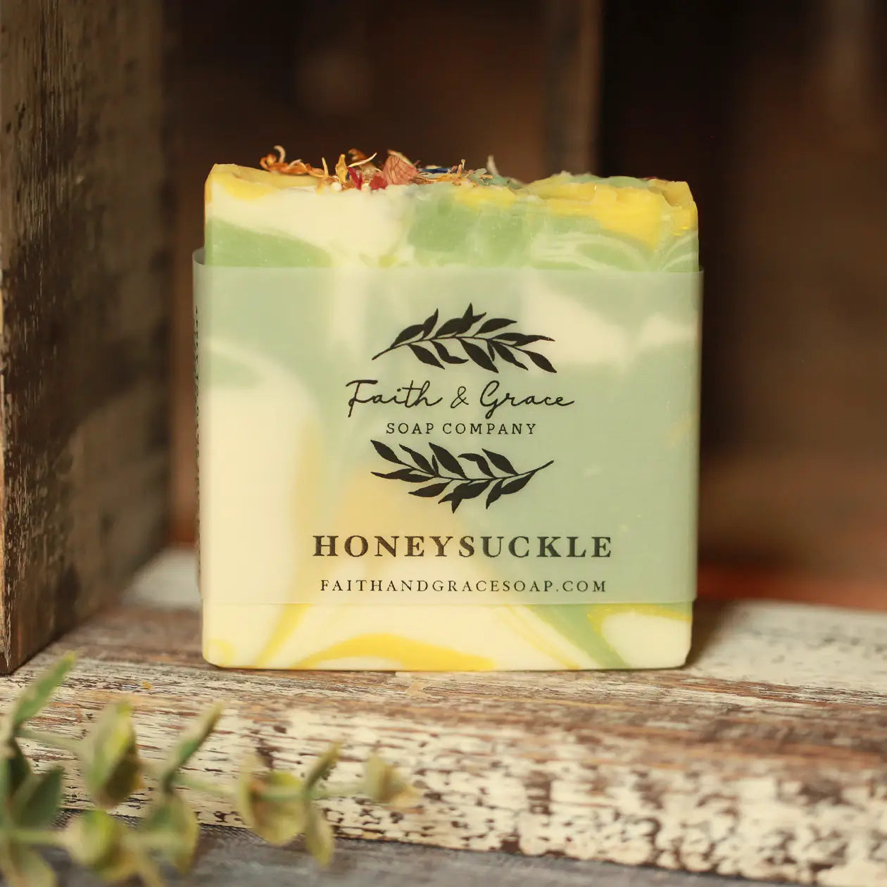 Honeysuckle Artisan Soap, Luxury Shea Butter Soap, 4+