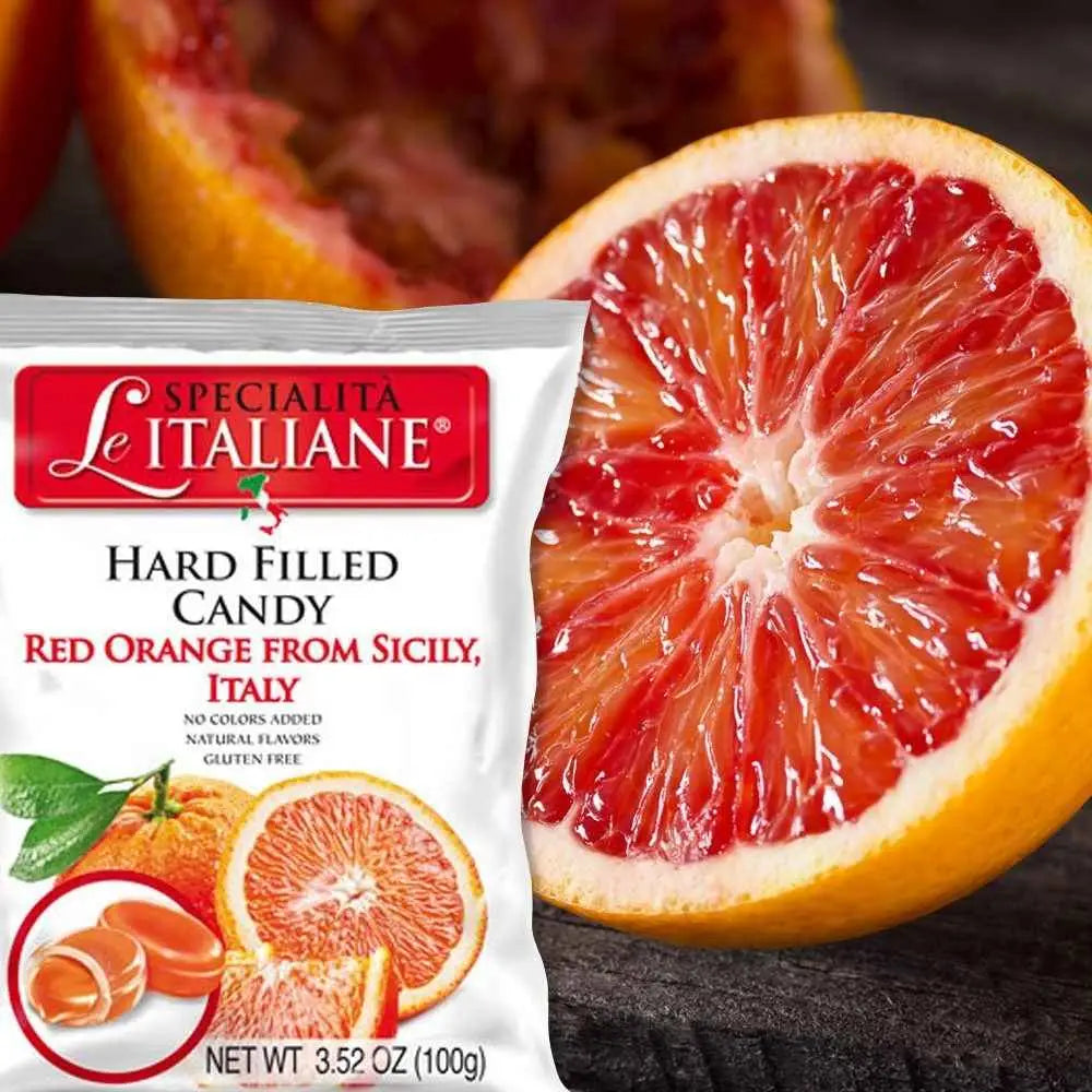 Le Specialità Italiane Candy with Red Orange of Sicily