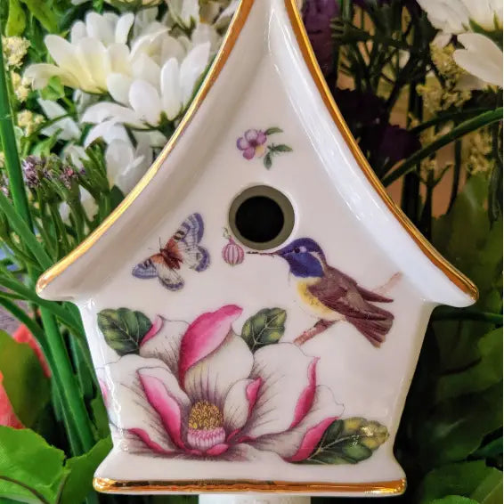 Porcelain Hummingbird Night Light
