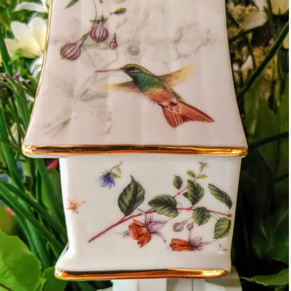 Porcelain Hummingbird Night Light