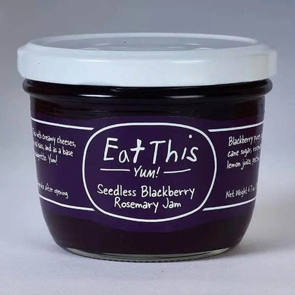 Seedless Blackberry Rosemary Jam