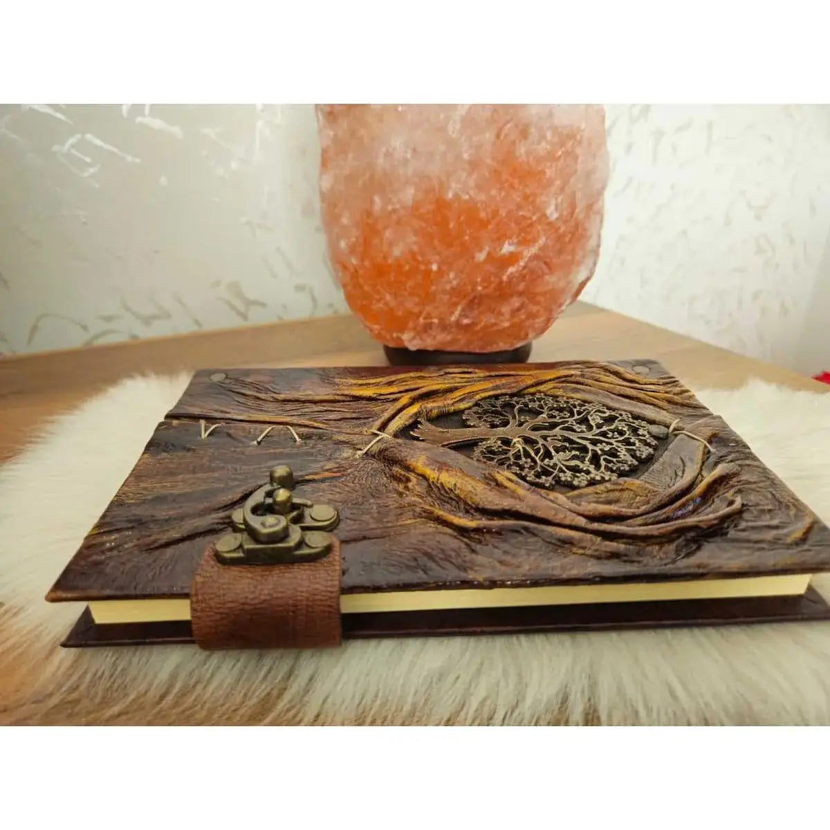 Handmade Leather Journal Life Tree of Life Brown