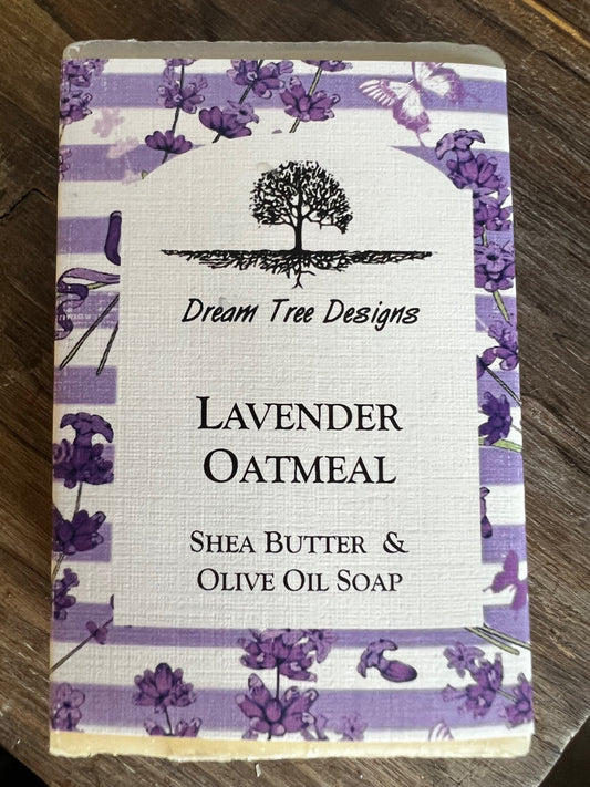 Lavender Oatmeal Shea Butter & Olive Oil Soap