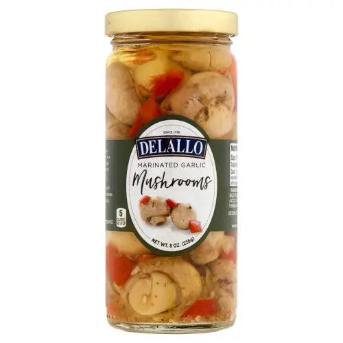 Delallo Italian Garlic Mushrooms 8oz