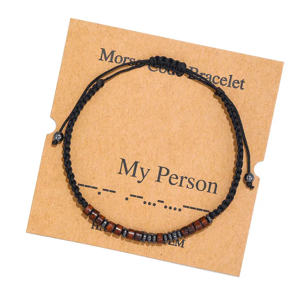 Morse Code Bracelet - My Person