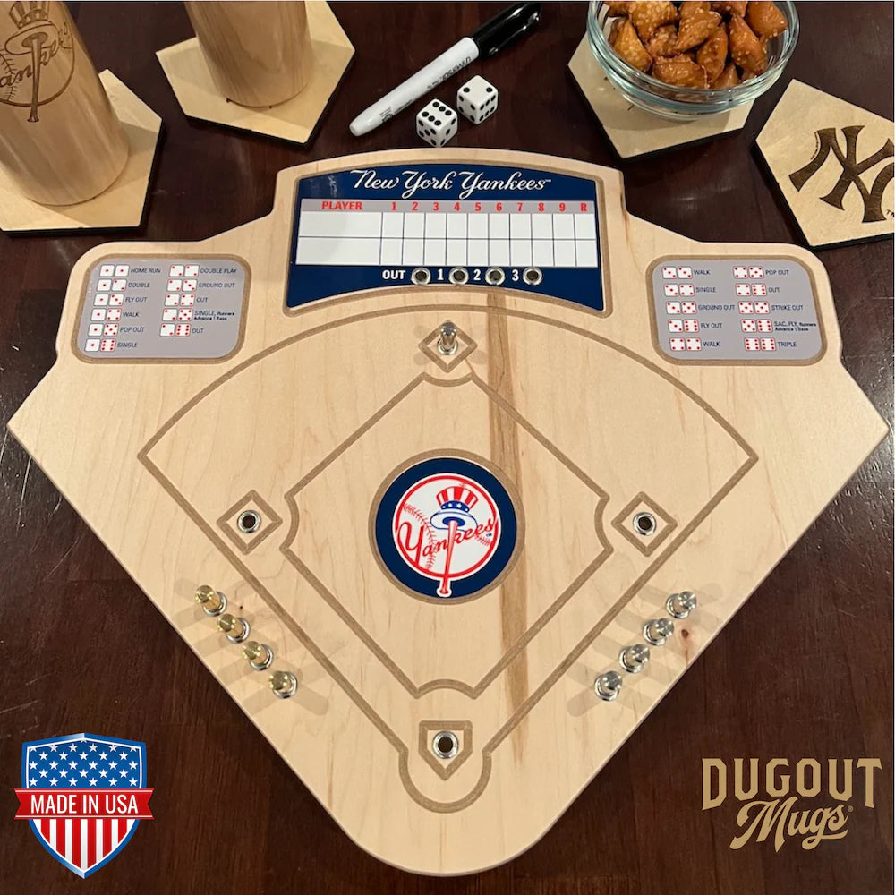 New York Yankees Baseball Board Game with Dice