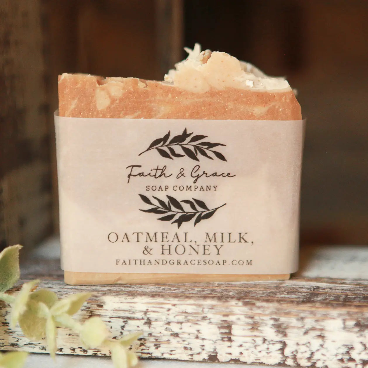 Oatmeal, Goats Milk & Honey Artisan Soap, Luxury Shea Butter