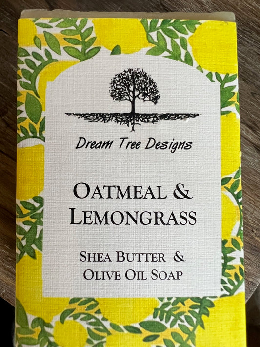 Oatmeal & Lemongrass Shea Butter & Olive Oil Luxury Soap