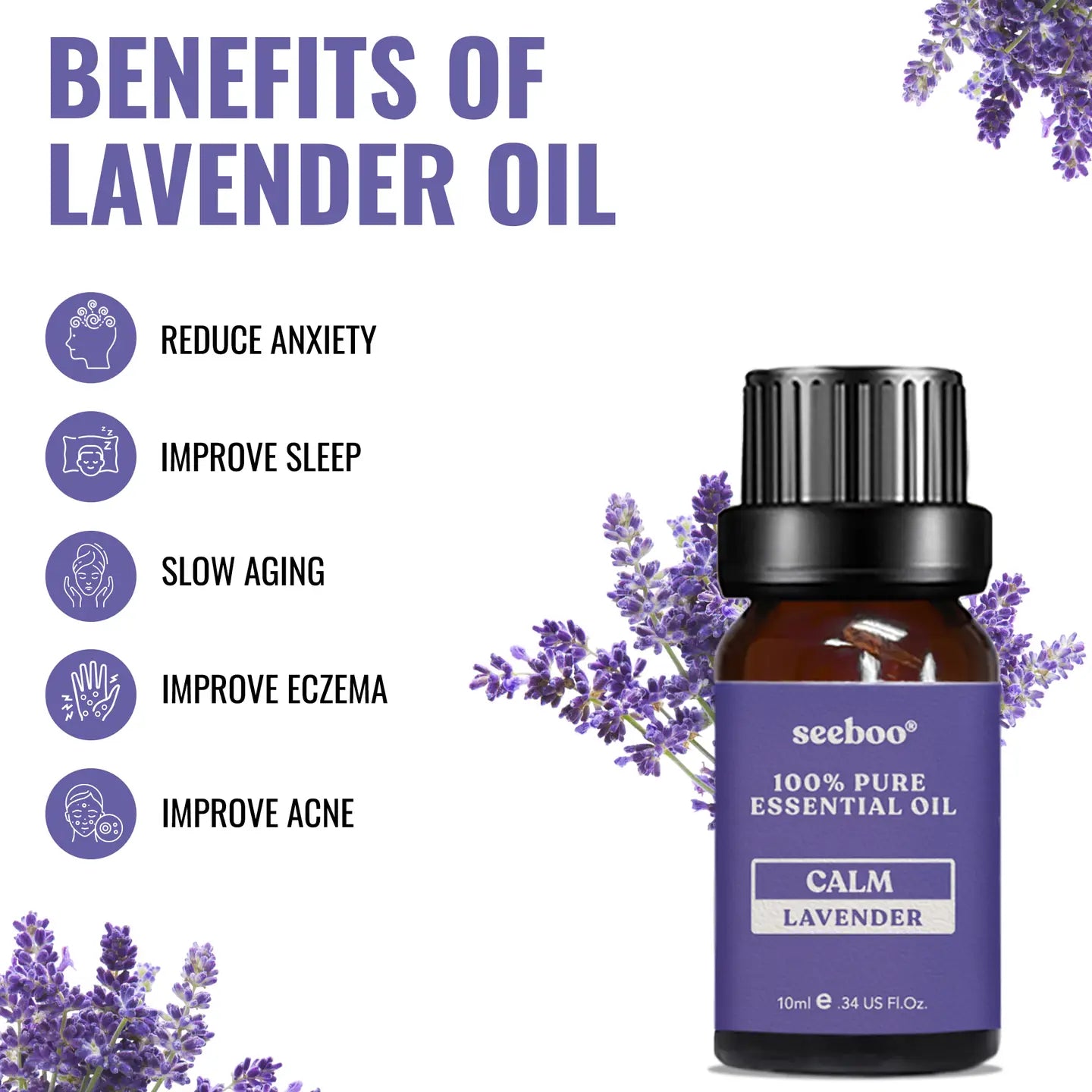 Calming Organic Lavender Essential Oil