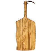 Olive Wood Charcuterie Serving Paddle Cutting Board