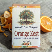 Orange Zest Shea Butter & Olive Oil Luxury Soap