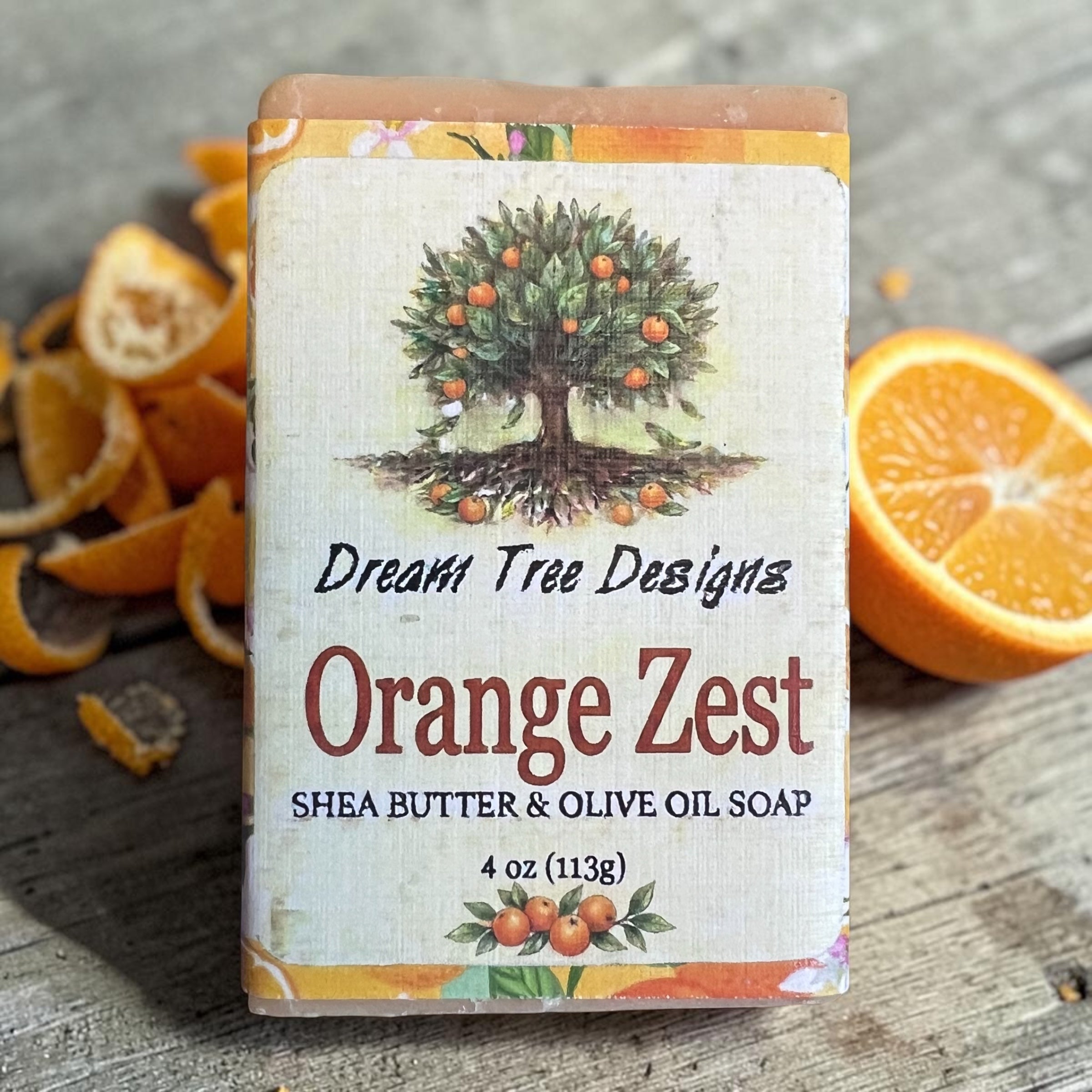 Orange Zest Shea Butter & Olive Oil Luxury Soap