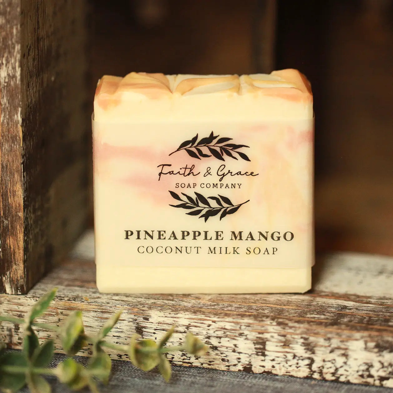 Pineapple Mango Coconut Milk Soap, Luxury Shea Butter Soap