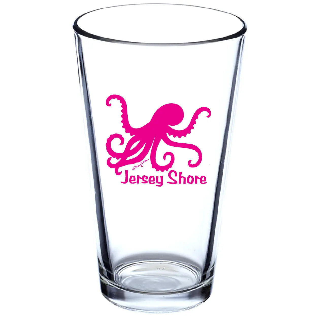 New Jersey Shore Pint Glass Octopus