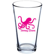 New Jersey Shore Pint Glass Octopus